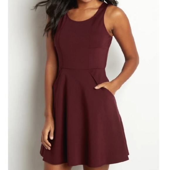 Maurices Dresses & Skirts - Maurices Ponte skater dress with pockets